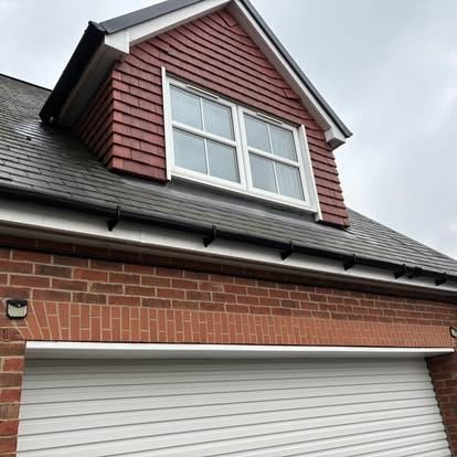 Roofline and guttering on a County Durham home